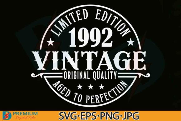 30 Birthday SVG: Vintage Graphics for T-Shirt Designs & Crafting