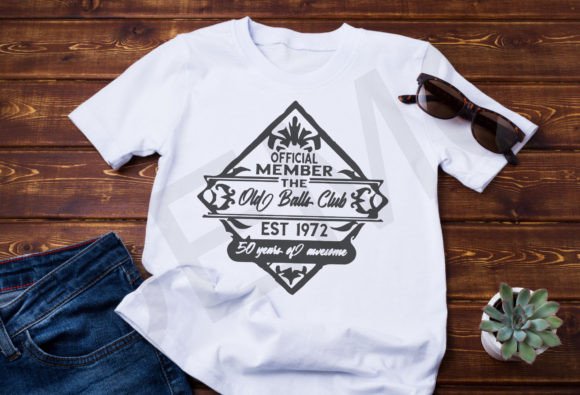 50th Birthday SVG Graphics for T-Shirt Designs