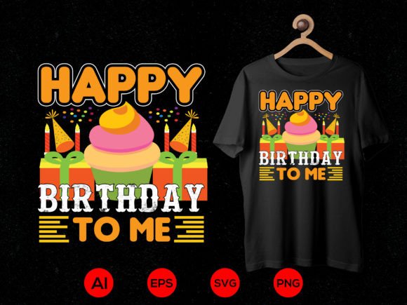 Birthday T-shirt Design 18: A Versatile Graphic for Crafters & Etsy Sellers