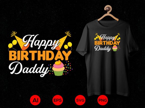 Birthday T-shirt Design 20: Festive Graphics for T-Shirt Designs & Branding