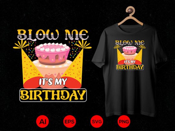 Birthday T-shirt Design 33: A Versatile Graphic for Modern T-Shirt Designs
