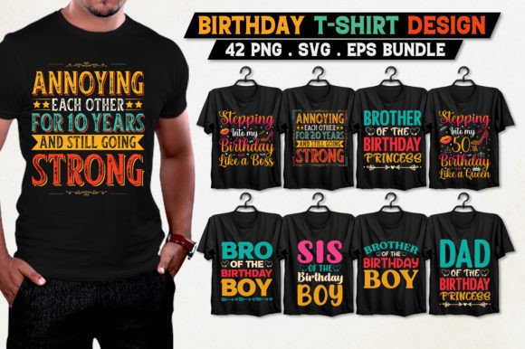 Birthday Vintage T-Shirt Design Bundle Review