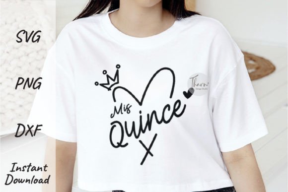 Mis Quince Svg Birthday Sublimation: T-Shirt Designs with Style